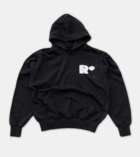 DISTRESSED PATCH HOODIE