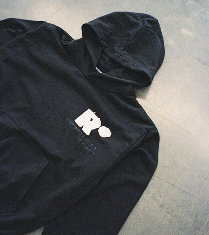 DISTRESSED PATCH HOODIE